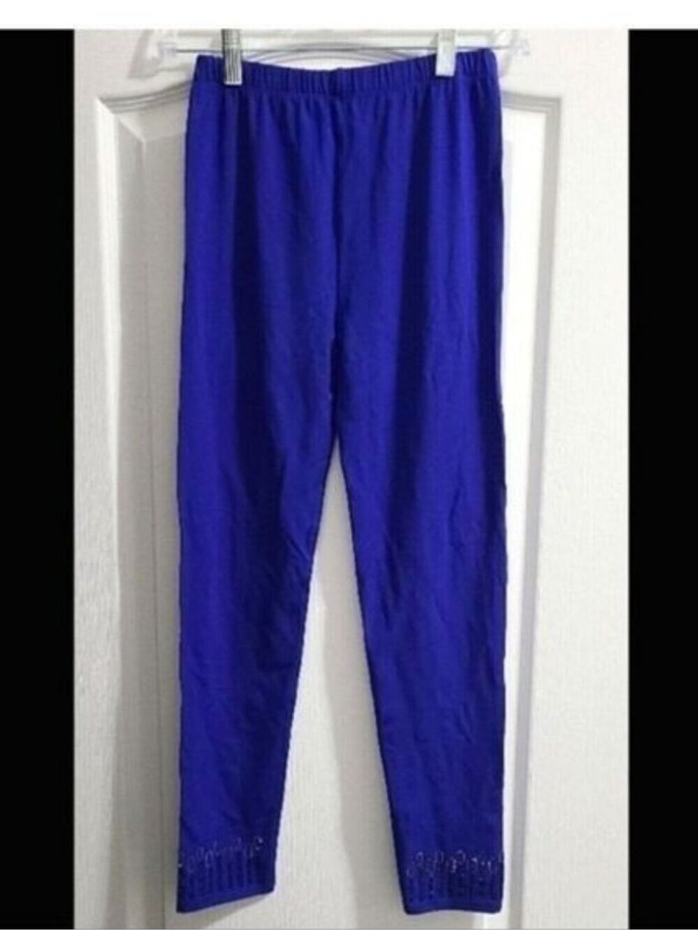 TRÏBE Rhinestone Embellished Elastic waistband Leggings Size Medium NWT